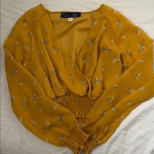 Yellow blouse